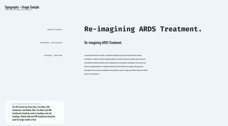 Herald Therapeutics Typography