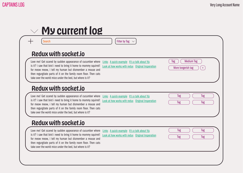 Captains Log Homepage
